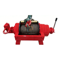 Treuil hydraulique de 10 tonnes à prix d'usine, très vendu, avec câble métallique, robuste, avec embrayage pneumatique pour camions de transport de voitures