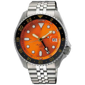 Nuevo Reloj Mecánico Deportivo GMT para Hombre S 5, de Lujo, con Cadena de Cinco Eslabones, con Indicador de Color, Movimiento 4R 34, Ancho de Correa 18 mm - Product Image 5