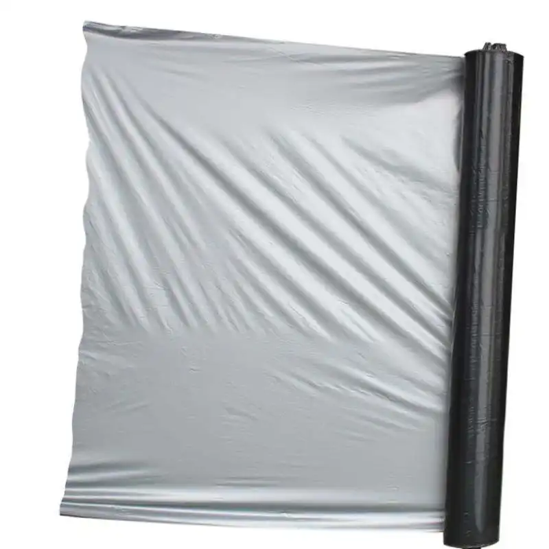 Agricultural Silver Black Plastic Ground Cover Mulching film Plastic Mulch Film