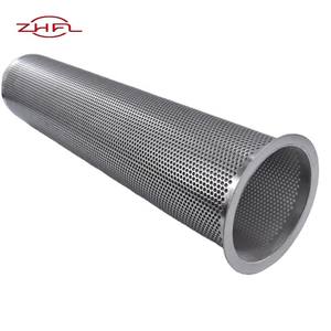 Custom Round Hole Size Perforated <b>Steel</b> Pipe <b>Stainless</b> <b>Steel</b> Pipes Silver Screens Pipe - Product Image 1