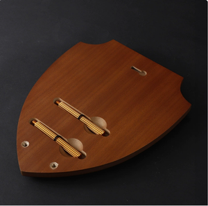 <span class=keywords><strong>Placa</strong></span> de Certificado de Madera con Forma de Escudo, Ecológica, con Grabado e Impresión UV Personalizada, con <span class=keywords><strong>Placa</strong></span> Dorada o Plateada - Product Image 6