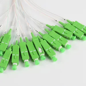 Thiết bị sợi quang 0.9mm 1M thép loại 1x16 SC/APC nối FTTH quang sợi PLC Splitter - Product Image 1