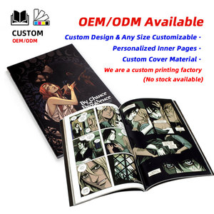 Servicio de Impresión de Cómics Personalizados, Impresión de <span class=keywords><strong>Manga</strong></span> a Todo Color, Tapa Blanda y Tapa Dura, Bajo MOQ, Fábrica OEM - Product Image 2