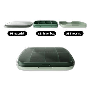 <span class=keywords><strong>Pilulier</strong></span> en plastique personnalisé 7 jours nouveau style boîte à pilules de médecine à 4 compartiments pour les entreprises - Product Image 2