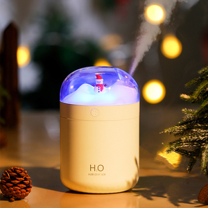 Diffuseur d'aromathérapie bonhomme de neige 2025 <span class=keywords><strong>Mini</strong></span> USB Lumière LED colorée Cadeau pour enfants Humidificateur d'air portable pour cadeau de Noël - Product Image 6