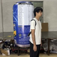 Réplique de canette de boisson gonflable en PVC étanche, impression personnalisée, publicité ambulante, canette gonflable pour la promotion de la marque lors d'événements