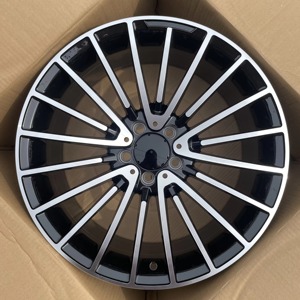 Jantes en aluminium forgé de 18 à 20 pouces, PCD 5x112, finition noire brillante, pour <span class=keywords><strong>Mercedes</strong></span> Benz <span class=keywords><strong>Classe</strong></span> <span class=keywords><strong>A</strong></span>, C, E, GLC, GLE, <span class=keywords><strong>W177</strong></span>, W205, W213 - Product Image 1