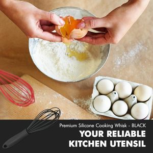 Batidor de Huevos de Silicona de Grado Alimenticio, Diseño Impermeable, Batidores de Cocina para Repostería, Resistentes al Calor, Batidor de Huevos Tipo Globo - Product Image 4