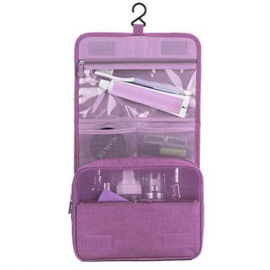 Multifunctional Travel Cosmetic <b>Storage</b> Large Capacity Waterproof Oxford Cloth Makeup Bag Hanging <b>Toiletry</b> Pouch - Product Image 1