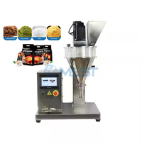 Machine de remplissage semi-automatique à vis pour sachets et bouteilles, pour farine, poudre, épices, matcha, 5-100g, prix d'usine, 8L, de table