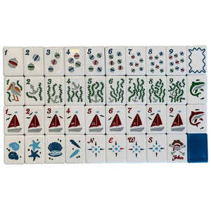 2026 Hot Sale American Mahjong Tiles Set Mat Acrylic Mahj Tiles Elegant Game Set for <b>Gamble</b> Chess Game - Product Image 2