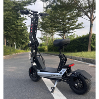 Scooter électrique pour femmes, filles et hommes, mode 13 pouces, double moteur, câble entièrement étanche, batterie au lithium 60V 35AH, 80-100 km/h, OEM ODM