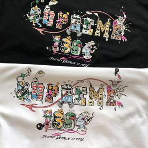 เสื้อยืดแขนสั้นทรงโอเวอร์ไซส์สไตล์อเมริกัน พิมพ์ลายตัวอักษร คุณภาพสูง ระบายอากาศได้ดี ซับเหงื่อ สำหรับทุกเพศ สตรีทแวร์ จากโรงงาน - Product Image 6