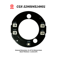 Accesorio para Cámaras de Seguridad CCTV, Panel de Visión Nocturna IR 940nm 850nm, Ensamblaje de PCB de Fábrica, Personalizado ODM OEM, Placa Infrarroja 2835 PCBA