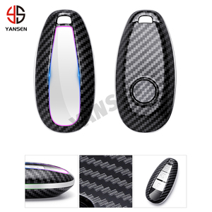 Funda de llave de fibra de carbono ABS para Suzuki, carcasa de llave para Suzuki Swift Grand Vitara SX4 Kizashi Ignis <span class=keywords><strong>Baleno</strong></span> Ertiga Ciaz s-<span class=keywords><strong>cross</strong></span> - Product Image 5