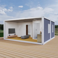 Maisons mobiles modulaires de luxe de 20 et 40 pieds, pliables, extensibles, préfabriquées en conteneurs