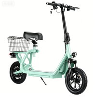 Trottinette électrique pliable légère, sans balais, numérique, 12 Ah, étanche, avec siège ergonomique pour hommes, femmes et étudiants