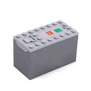 Power Functions兼容的lepins玩具AAA电池盒，用于legoes玩具电子套件砖游戏学习资源 (NO.88000)