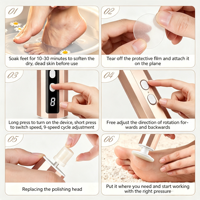 Perceuse à ongles électrique 2 en 1, ensemble portable de manucure et pédicure, outils pour ongles, fournitures pour ongles, équipement pour ongles, pour la maison, le salon, les fournitures de beauté