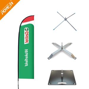 Наружная реклама, ветровой баннер, летающий маркетинговый флаг, 7 футов, 12 футов, 16 футов - Product Image 2