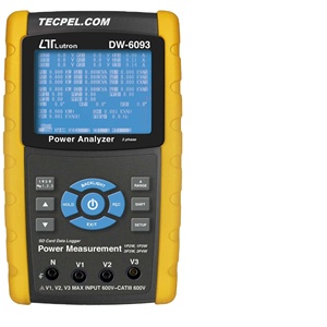 DW-6093 3 Phase Power Analyzer Multi-Power System Real-Time Digital Display <b>Clamp</b> 3000A/0-600V 33mm Opening - Product Image 1