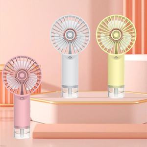 Ventilateur humidificateur portable mini USB rechargeable avec pulvérisation pour voyage, extérieur et bureau - Product Image 1
