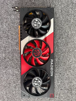 Carte graphique d'occasion RX 6600XT 8 Go pour PC de jeu, interface PCI Express, ventilateur de refroidissement