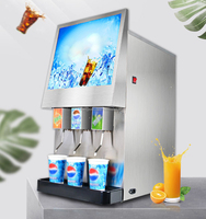 Fontaine à soda de haute qualité pour les magasins de boissons froides Distributeur de cola à 3 saveurs Machine à mélanger le cola commerciale