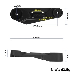 Kit de décoration de bras oscillant arrière gauche et droit KuKirin, coque en plastique pour trottinette électrique Kukirin A1 - Product Image 3