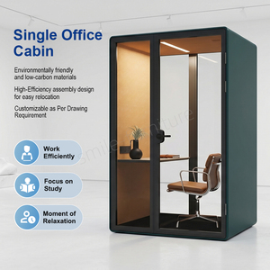 Cabine de <span class=keywords><strong>réunion</strong></span> insonorisée moderne pour immeubles de bureaux, entrepôts, villas, hôtels, salons, hôpitaux, écoles, centres commerciaux - Product Image 4