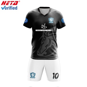 Sublimation Custom Printing Color Fastness Soccer Uniform Thai Quality Breathable Wicking Moisture <b>Football</b> Shirt Jersey - Product Image 3