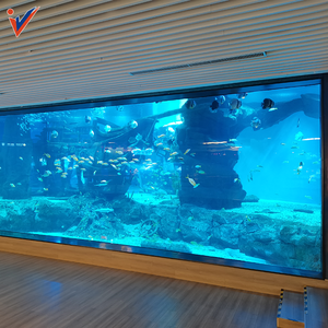 Leyu Usine Offre Spéciale Personnalisé Épais Grand Plat Acrylique Fish Tank Fenêtre - Product Image 2