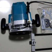 Fresadora Eléctrica Portátil de 220V para Madera, Máquina de Grabado, Fresado y Ranurado para Bricolaje en el Hogar