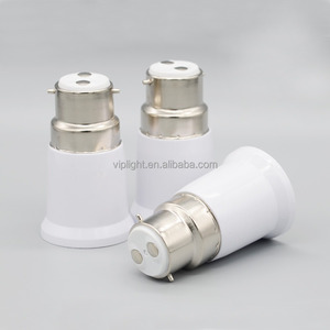 Haute qualité B22 à <span class=keywords><strong>E27</strong></span> pas de support de lumière de soudage adaptateur de prise B22 à <span class=keywords><strong>E27</strong></span> support de lampe à vis Conversion tourner accessoires de lampe - Product Image 4