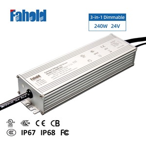 厂家直销24V DC稳压可调光发光二极管电源240瓦来自fahld