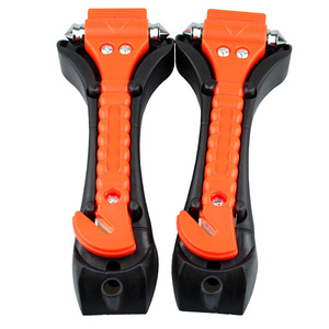 Martillo de seguridad para coche, herramienta de emergencia multifuncional de doble cabezal de 17,5x3,6 cm para rescate de vehículos - Product Image 2