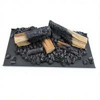 Cheminée LED 3D moderne décorative à flamme réaliste, imitation bûche artificielle, fabrication artisanale OEM