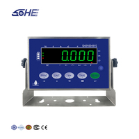 Báscula Colgante Dinámica de Alta Precisión SOHE B1S, 0-30 kg, Acero Inoxidable, Pantalla LED Azul, OEM/ODM, Comunicación RS232, Transferencia de Datos 1