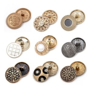 Garment Accessories Custom logo Clothing Sewing <b>Gold</b> Shank Overcoat blazer Coat Tuxedo Metal Suit <b>Buttons</b> for Suit Coat Clothes - Product Image 1