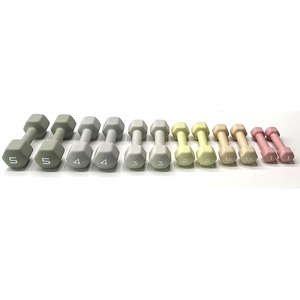 Lightweight Neoprene Dumbbells <strong>Set</strong> <strong>of</strong> Hex Shape Non Slip Hand <strong>Weights</strong> <strong>for</strong> <strong>Women</strong> Beginners Home Gym Yoga Fitness - Product Image 4