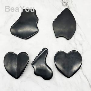 Personnalisable Logo Bian <span class=keywords><strong>Gua</strong></span> <span class=keywords><strong>Sha</strong></span> Naturel Masseur Corporel <span class=keywords><strong>Bianshi</strong></span> Guasha Pierre Noir Bâton de Massage Musculaire Cuillère Bian Pierre <span class=keywords><strong>Gua</strong></span> <span class=keywords><strong>Sha</strong></span> - Product Image 2