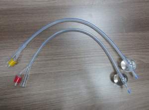 Produk penjualan terbaik 2024 medis sekali pakai 3 cara medis silikon Foley kateter tabung urin - Product Image 4