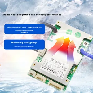 SP17S005 10-17s 지능형 BMS PCM 3 차 보호 보드 1 온스 리튬 배터리 36V/48V/60V UART 통신 PCB용 구리 - Product Image 4
