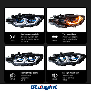 Fari a LED Adatti per BMW Serie 3 F30/F35 13-18 Modificati M4G22 Gruppo Fari Golden Eye Spoon con Lente Laser - Product Image 4