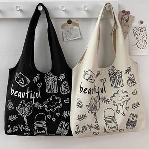 Sac fourre-tout en tissu de coton naturel sur mesure, sacs en tissu pour vêtements avec logo imprimé personnalisé, sac en toile - Product Image 4