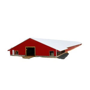 Almacén/taller/cobertizo/hangar/edificios <span class=keywords><strong>de</strong></span> pasillo estructura <span class=keywords><strong>de</strong></span> acero duradera segura y barata personalizada - Product Image 4