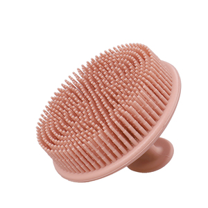 Lohas OEM & ODM Silicone bain épurateur exfoliant dos <span class=keywords><strong>visage</strong></span> cheveux cuir chevelu brosse noir et gris Silicone corps épurateur pour douche - Product Image 5