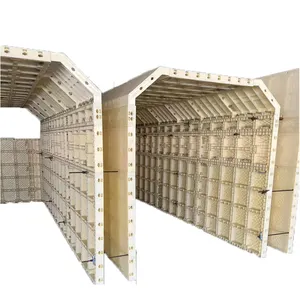 Il calcestruzzo all'ingrosso di alta qualità forma il sistema di casseforme modulari di plastica del tunnel per il muro di cemento per la costruzione