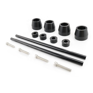 Waximoto เหมาะสำหรับ <span class=keywords><strong>Triumph</strong></span> Tiger <span class=keywords><strong>800</strong></span> <span class=keywords><strong>XC</strong></span> 2011-2018หลังการขายรถจักรยานยนต์ป้องกันล้อเลื่อนล้อหน้า - Product Image 6