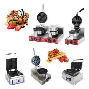 Commercial Rectangle Waffle Maker Snack Machine Non-stick Electric Waffle Maker Machine